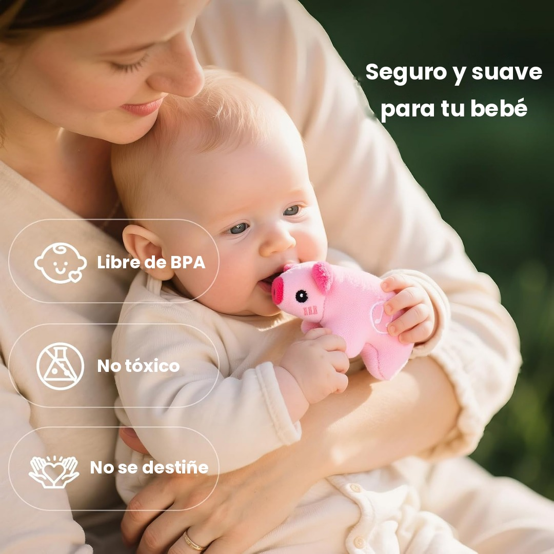 Granja Melodías: Casita de Peluche con 6 Animales Musicales | Bebés 6M+