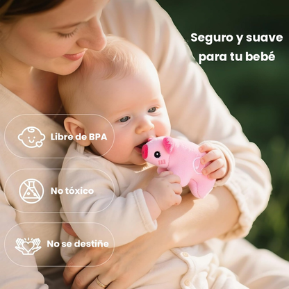 Granja Melodías: Casita de Peluche con 6 Animales Musicales | Bebés 6M+